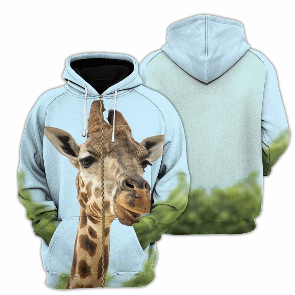 Giraffe - 3D All Over Printed Shirt Tshirt Hoodie Apparel