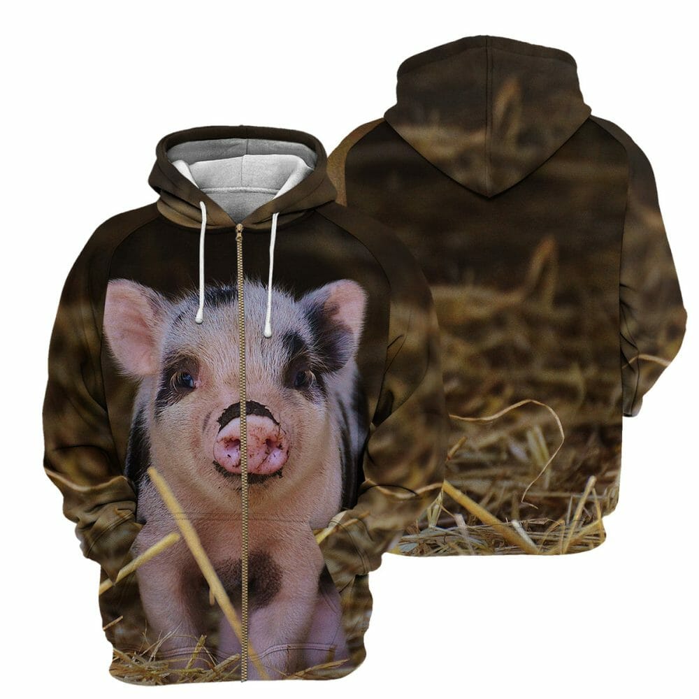 Pig - 3D All Over Printed Shirt Tshirt Hoodie Apparel
