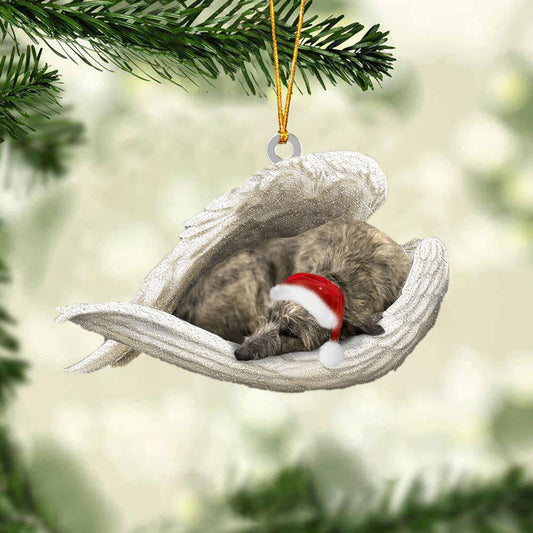 Irish Wolfhound Sleeping Angel Christmas Ornament Godmerc - Best gifts your whole family