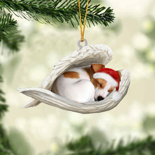 Jack Russell Terrier Sleeping Angel Christmas Ornament Dog Christmas Hanging Ornament - Best gifts your whole family