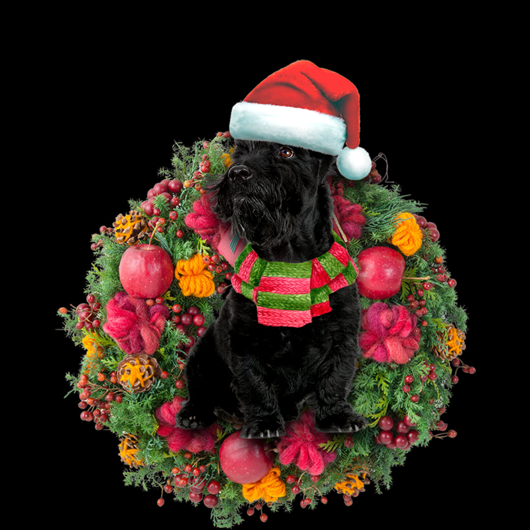 Ornament- Scottish Terrier Christmas Ornament, Happy Christmas Ornament, Car Ornament - Best gifts your whole family