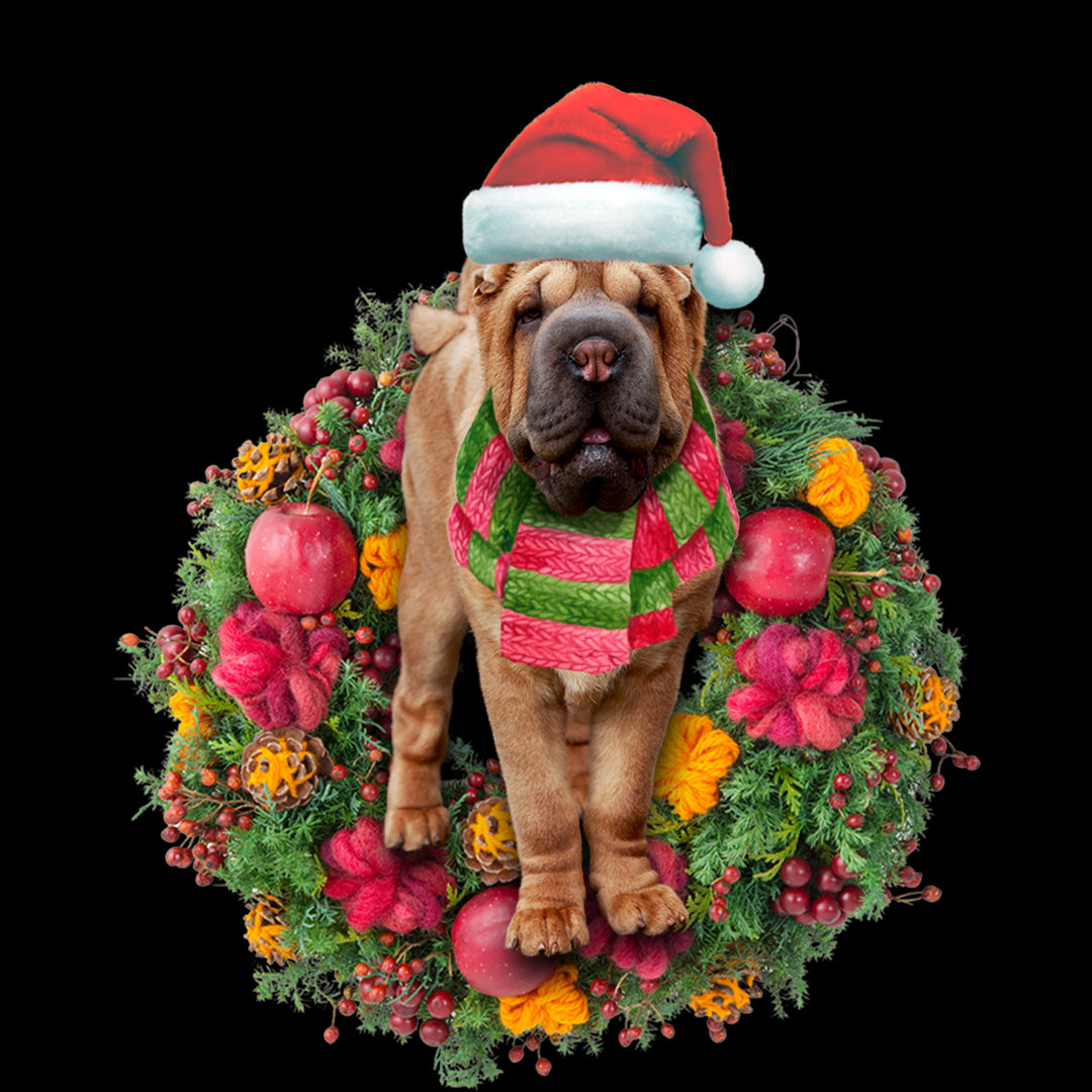 Ornament- Shar Pei Christmas Ornament, Happy Christmas Ornament, Car Ornament - Best gifts your whole family