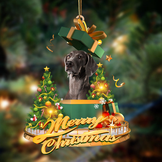 Ornament- Weimaraner-Christmas Gifts&dogs Hanging Ornament, Happy Christmas Ornament, Car Ornament - Best gifts your whole family