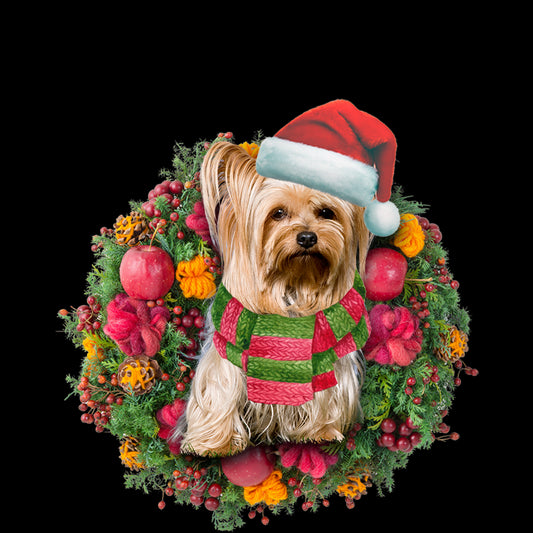 Ornament- Yorkshire Christmas Ornament, Happy Christmas Ornament, Car Ornament - Best gifts your whole family