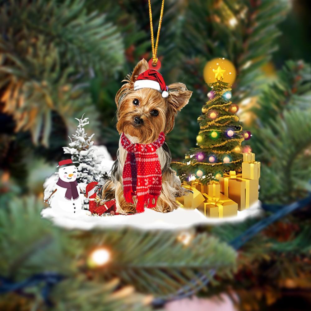 Ornament- Yorkshire Terrier Yorkie 02Christmas Ornament Dog Ornament, Car Ornament, Christmas Ornament - Best gifts your whole family
