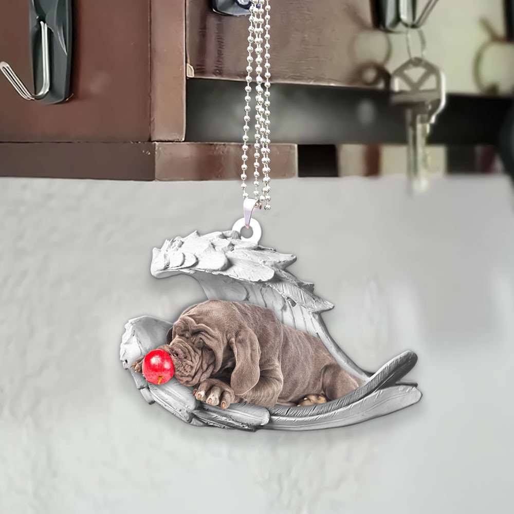 Ornaments- Cane Corso- Sleeping Angel-Two Sided Ornament, Dog Ornaments, Car Ornament - Best gifts your whole family