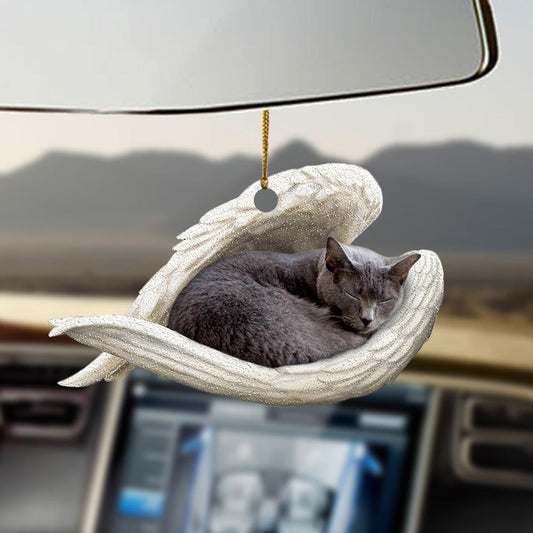 Ornaments- Chartreux sleeping angel Chartreux lovers cat mom ornament, Dog Ornaments, Car Ornament - Best gifts your whole family