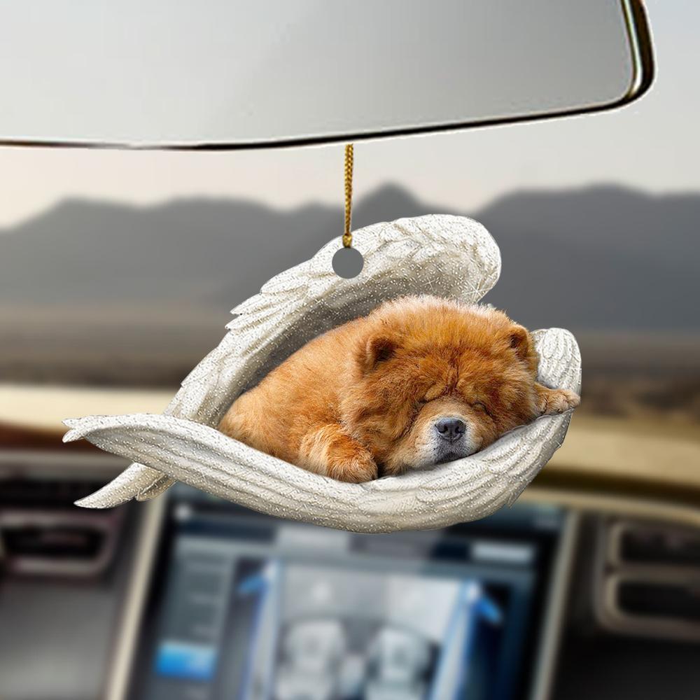 Ornaments- Chow chow sleeping angel chow chow lovers ornament, Dog Ornaments, Car Ornament - Best gifts your whole family