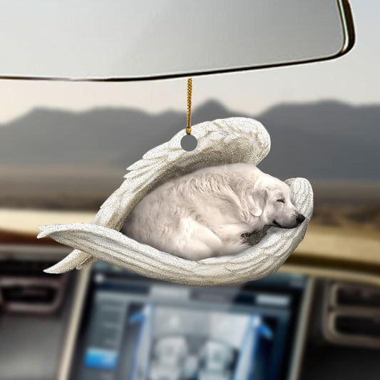 Ornaments- Great pyrenees sleeping angel great pyrenees lovers ornament, Dog Ornaments, Car Ornament - Best gifts your whole family