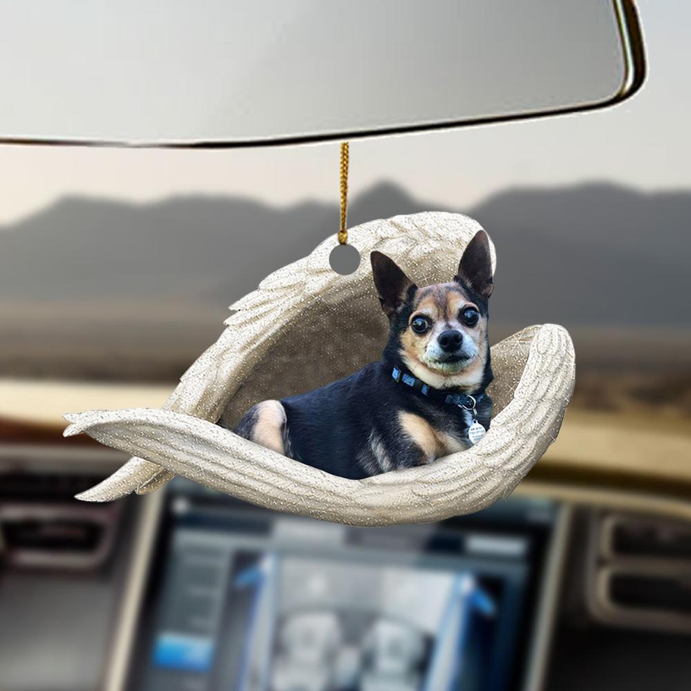 Ornaments- Tricolor chihuahua sleeping angel tricolor chihuahua lover dog lover ornament - Best gifts your whole family