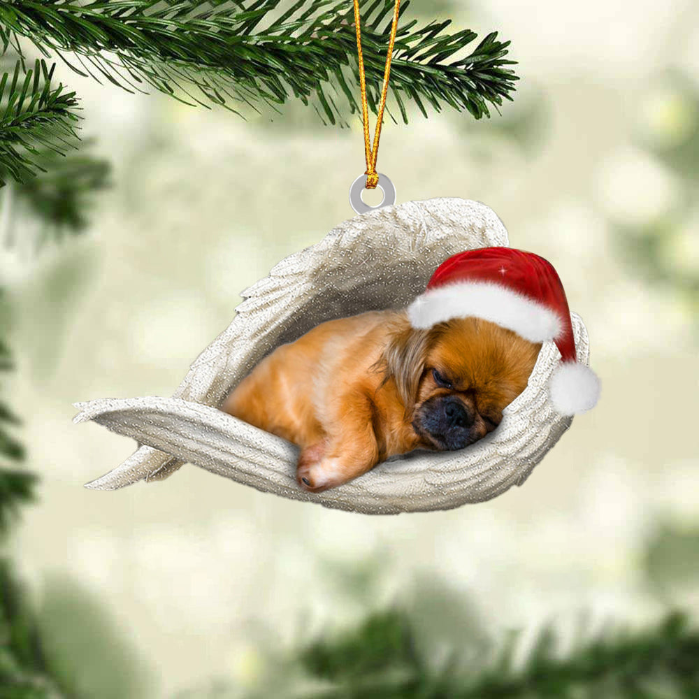 Pekingese Sleeping Angel Christmas Ornament Godmerc - Best gifts your whole family