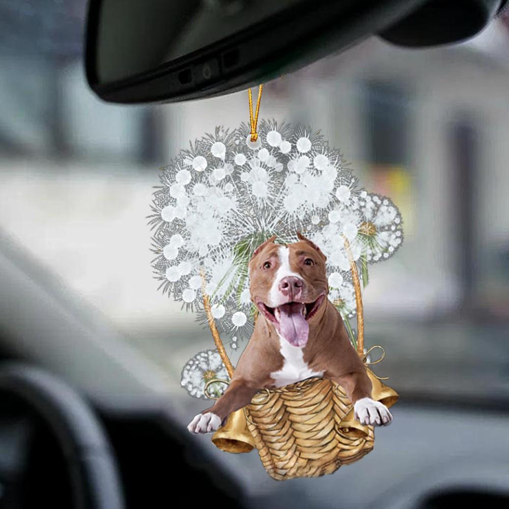 Pitbull-Dandelion-Two Sided Ornament - Best gifts your whole family