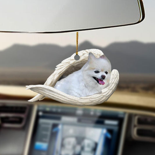 Pomeranian Sleeping Angel Pomeranian Lovers Tjl Ornament - Best gifts your whole family