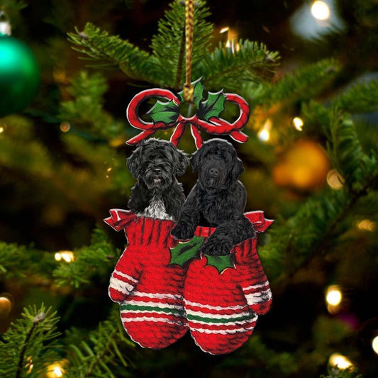 Portuguese Water Dog Inside Your Gloves Christmas Holiday-Two Sided Ornament Christmas 2022 Ornament Gift - Best gifts your whole family