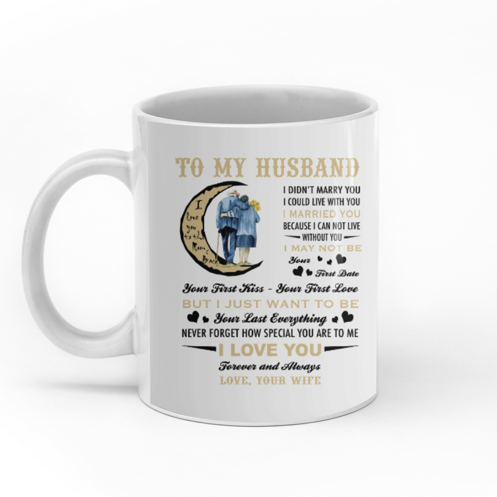 To my husband I love you forever and always personalised gift customized mug coffee mugs gifts custom christmas mugs