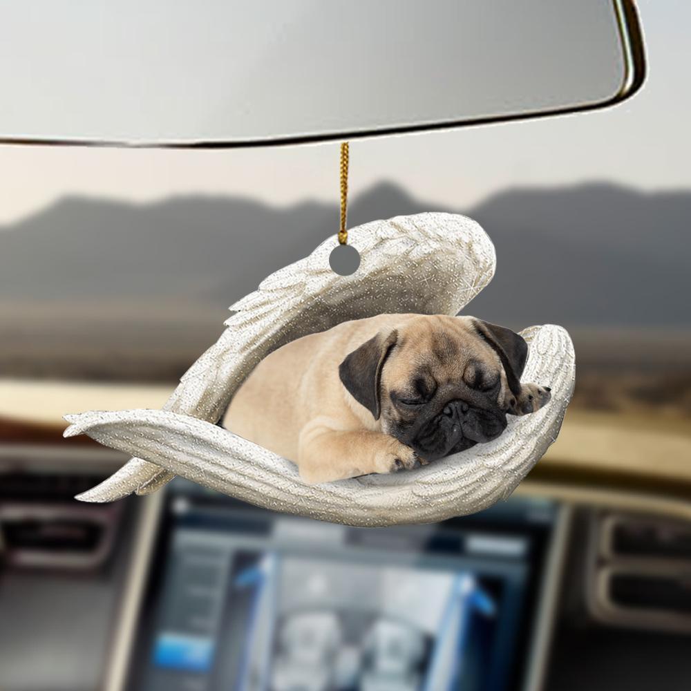 Pug sleeping angel pug lovers dog lovers ornament - Best gifts your whole family