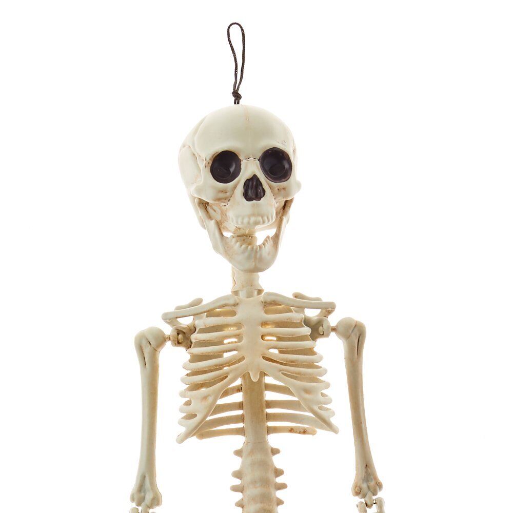 Halloween Decorations Hanging 20-Inch Skeleton Indoor/Outdoor Life-sized Prop