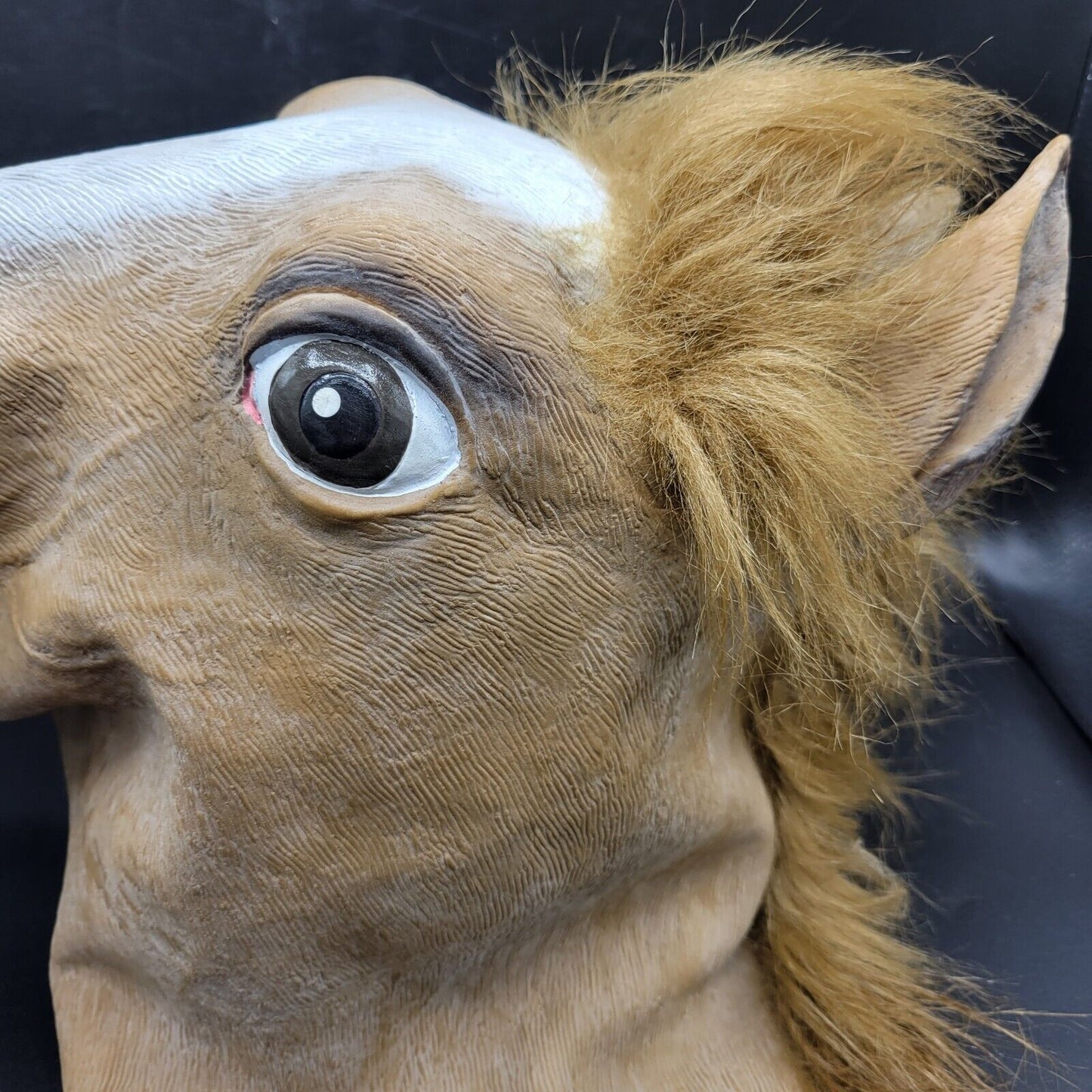 Horse Head Creepy Halloween Costume Theater Mask Rubber