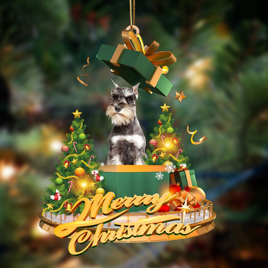 Schnauzer -Christmas Gifts&Dogs Hanging Ornament - Best gifts your whole family