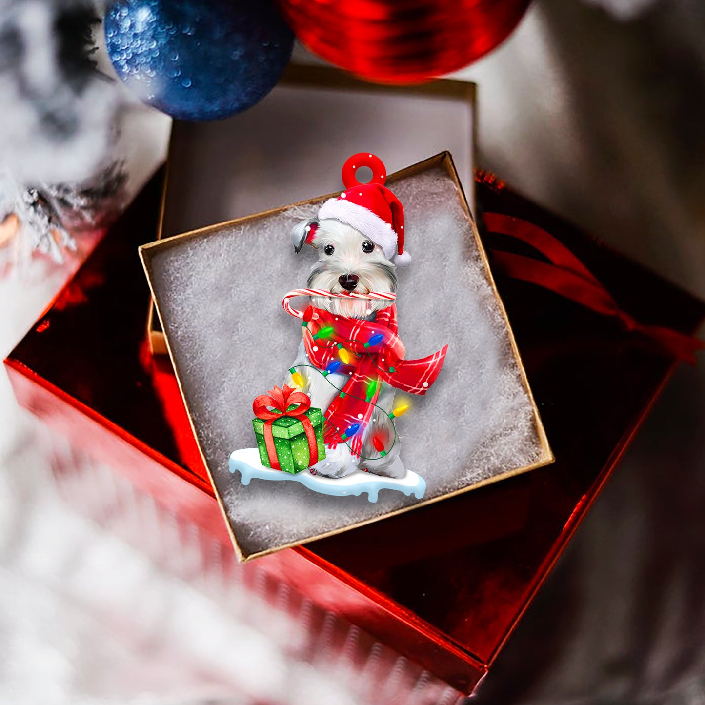 Schnauzer1 Christmas Shape Ornament - Best gifts your whole family