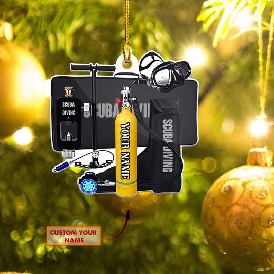 Scuba Diving Ornament Scuba Diver Gift - 80 - QB95 Car Ornament - Best gifts your whole family
