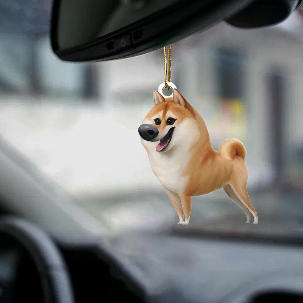 Shiba Inu-Look At Me-Two Sided Ornament - Best gifts your whole family