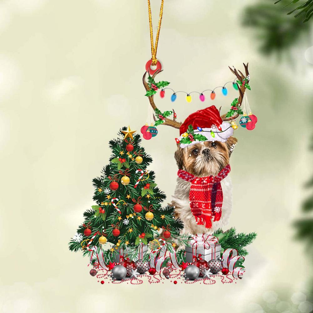Shih Tzu-Christmas Tree Gift Hanging Ornament - Best gifts your whole family