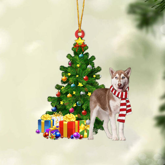 Siberian Huskies-Christmas Star Hanging Ornament - Best gifts your whole family