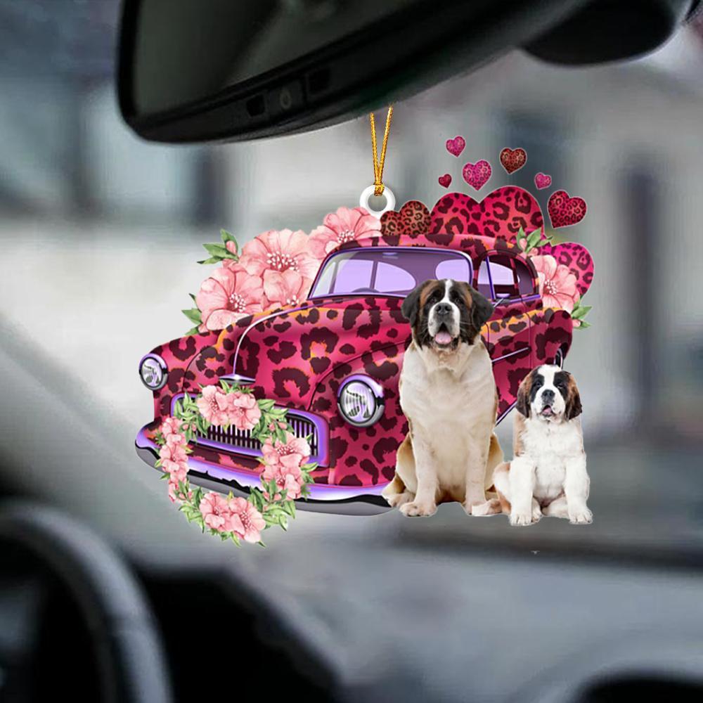 St Bernard-Make My Life-Two Sided Ornament - Best gifts your whole family