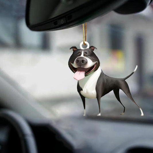 Staffordshire Terrier-Look At Me-Two Sided Ornament - Best gifts your whole family