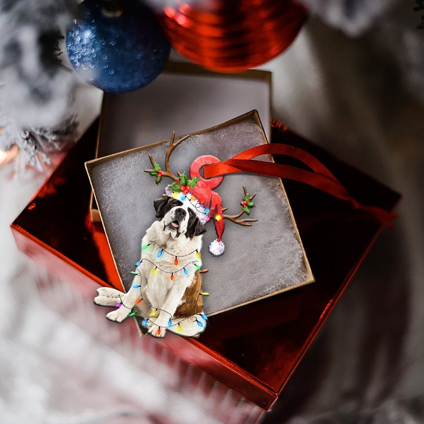 ST.Bernard Christmas Shape Ornamentp - Best gifts your whole family