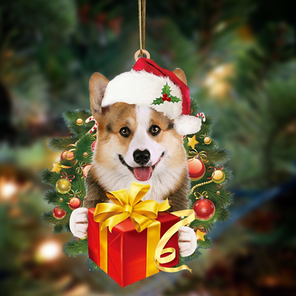 Welsh Corgi-Dogs Give Gifts Hanging Ornament - Best gifts your whole family