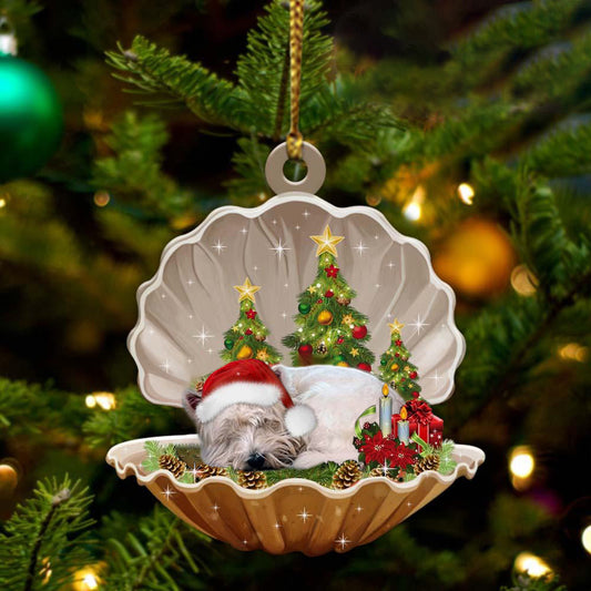 West Highland White Terrier3-Sleeping Pearl in Christmas Two Sided Ornament, Christmas Ornament, Car Ornament - Best gifts your whole family