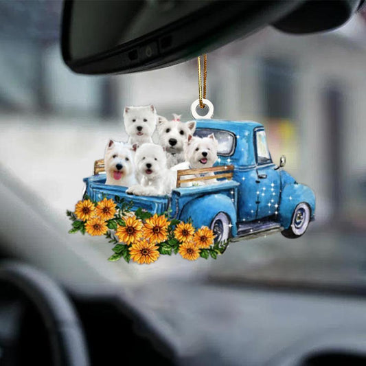 Westie -Take The Trip Classic- Two Sided Ornament - Best gifts your whole family
