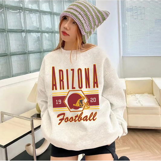 Arizona Football Sweatshirt, Arizona Shirt Retro Style 90s Vintage Unisex Crewneck, Graphic Tee Gift For Football Fan Sport