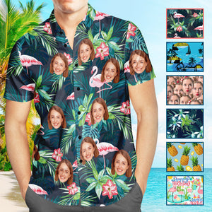 Custom Face All Over Print Hawaiian Shirt 6 Styles