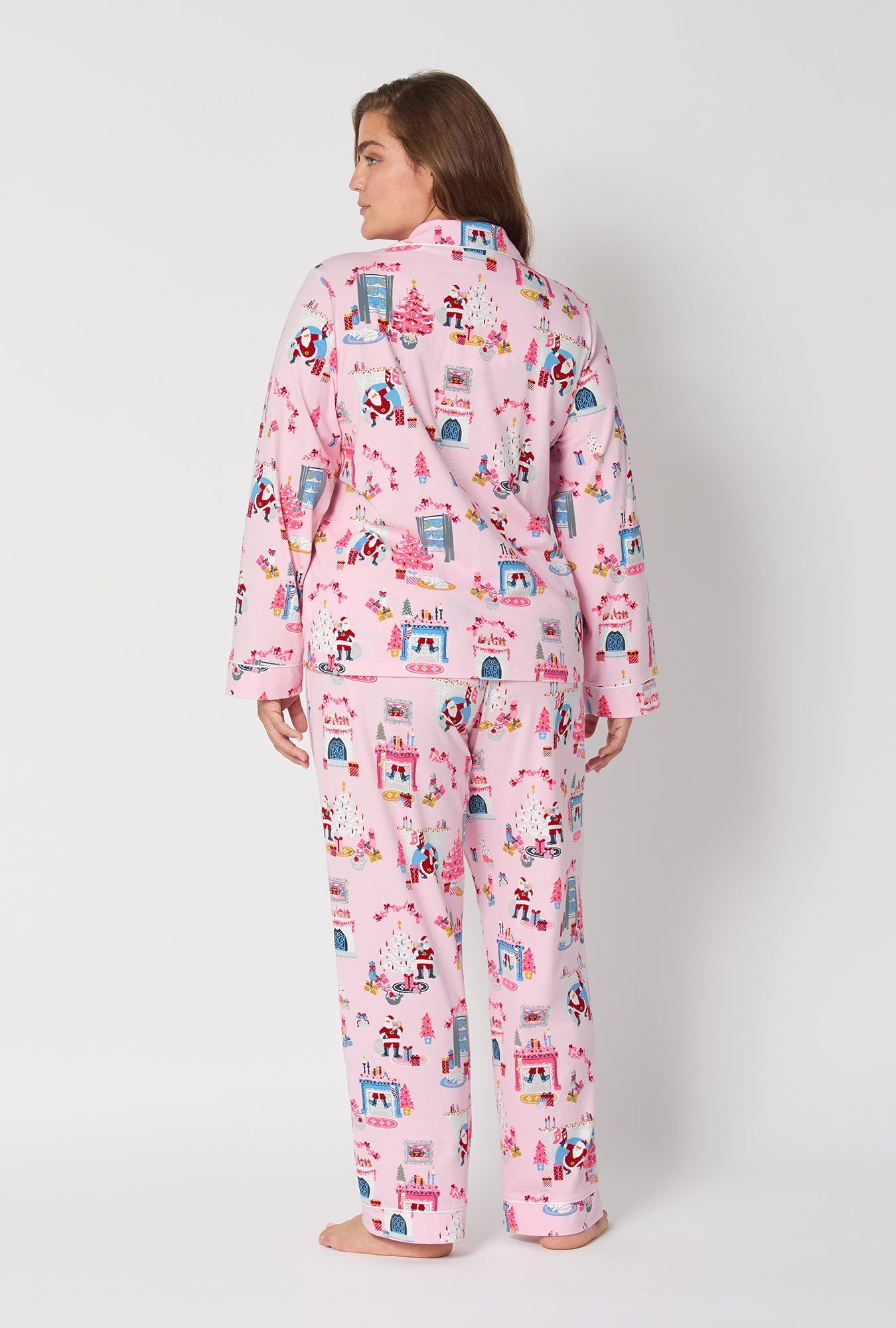 Must Be Santa Long Sleeve Classic Stretch Jersey Pj Set