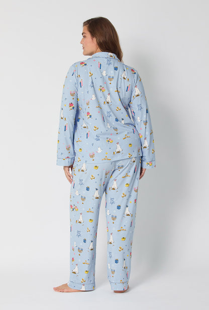 Love And Light Long Sleeve Classic Stretch Jersey Pj Set