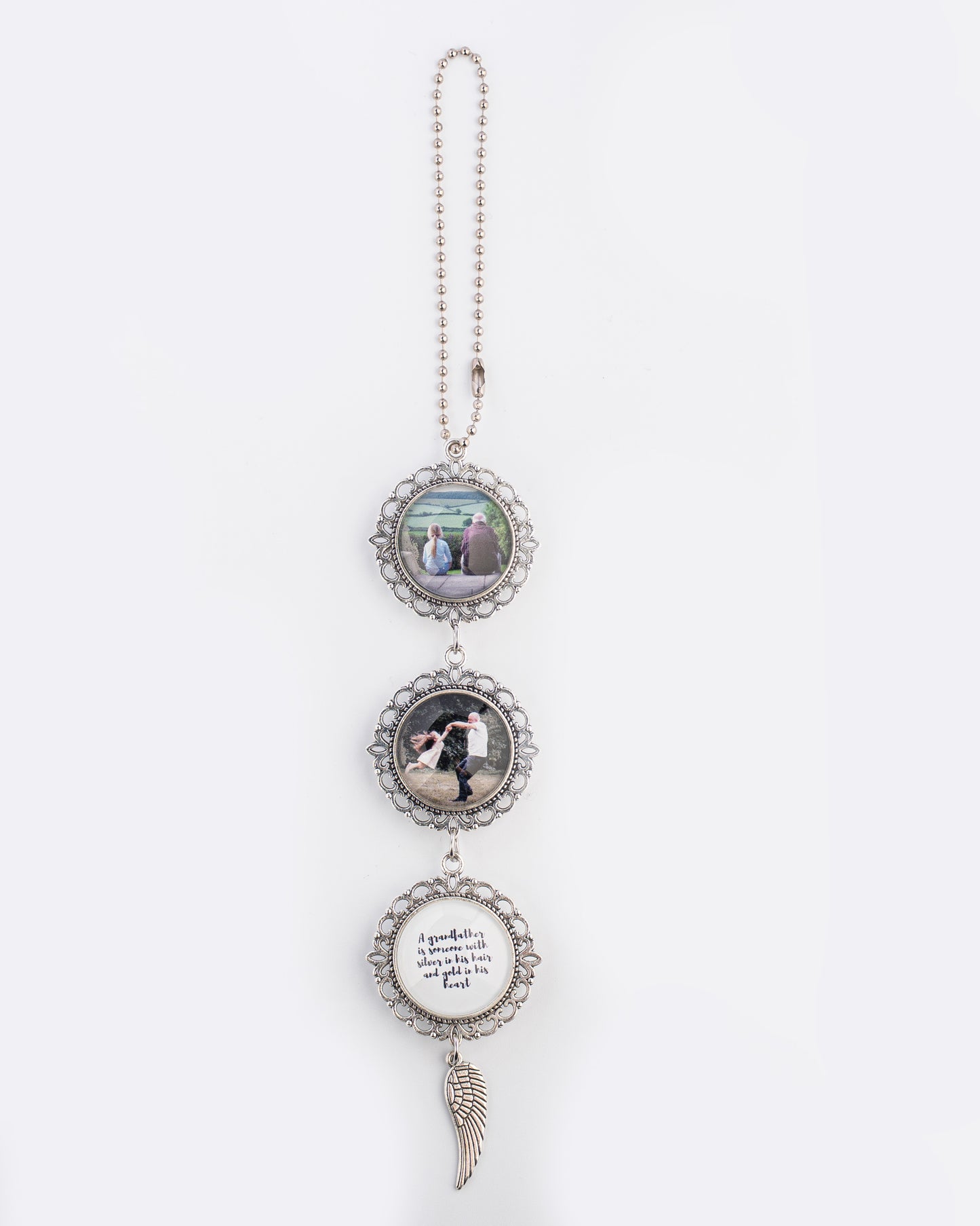 Wedding Photo Car Charm, Anniversary & Couple Photo Gift, Custom Rearview Mirror Access, Personalized Pet Memorial Rearview Charmory, Personalized Car Charm with Names or Quote.
