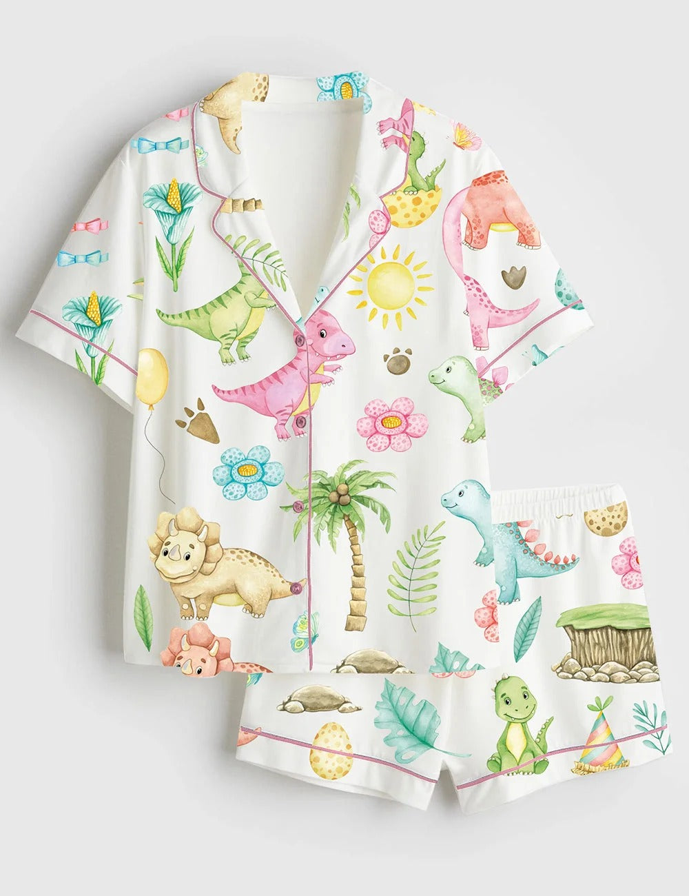 Women's Dinosaurs Pajama Set
