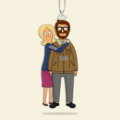 Personalized Gifts For Couple Car Ornament