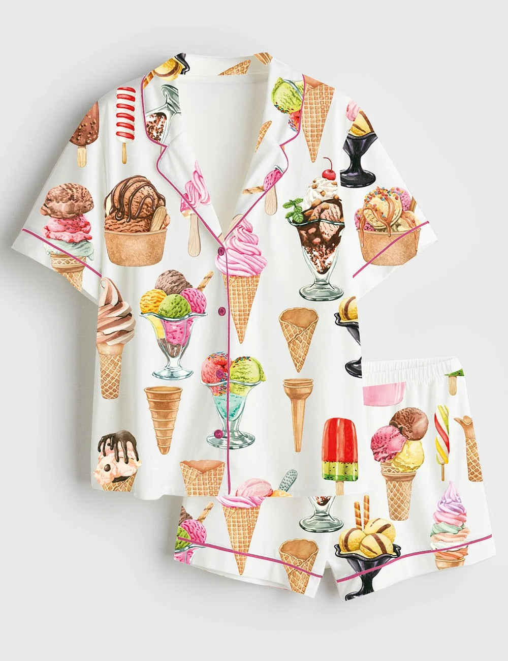Women's Ice Cream Pajama Set