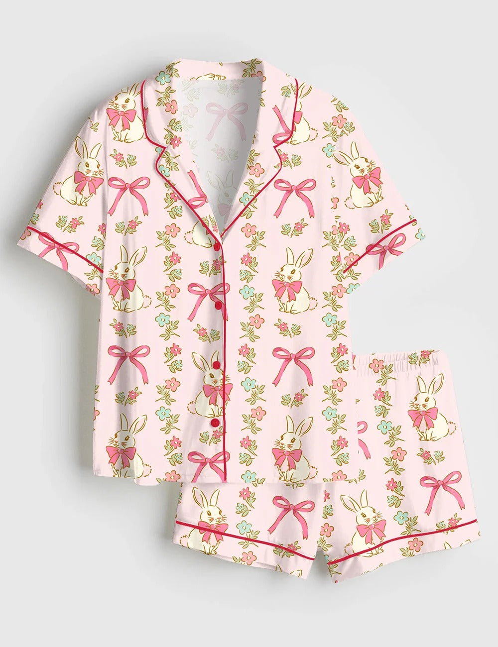 Women's Wicked Print Satin Pajama Set