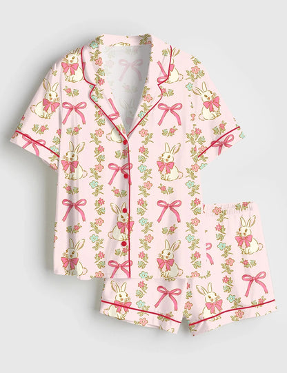 Women's Wicked Print Satin Pajama Set