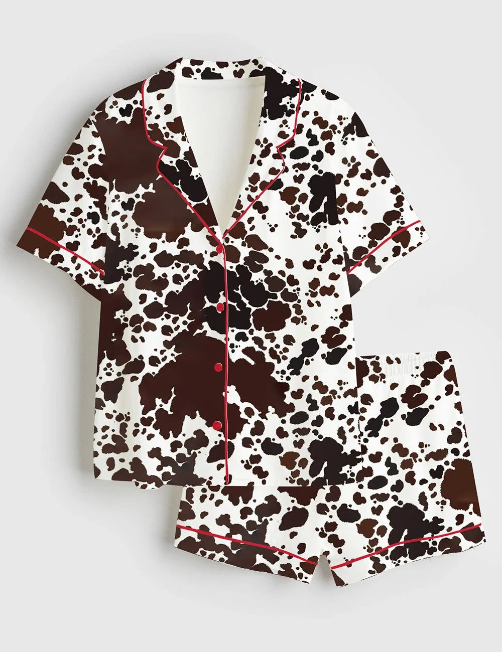 Women's Cowgirl Envy Short Sleeve Satin Pajama Set