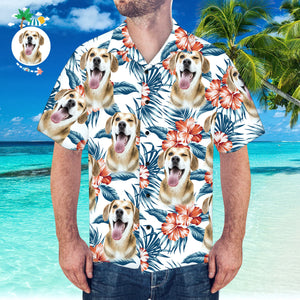 Custom Hawaiian Shirt with Girlfriend Face Personalized Beach Hawaiian Shirt