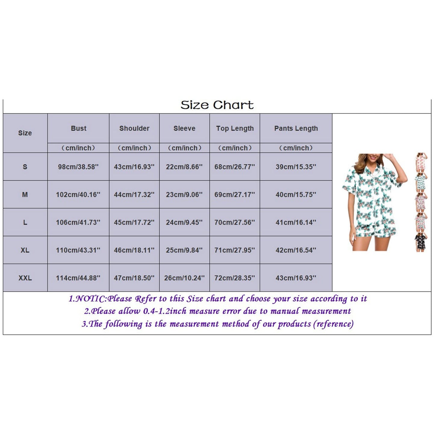 GEWSEY Womens Pajamas Set Summer Short Sleeve Pjs Button Down Loungewear Soft Sleepwear (Pink, S)