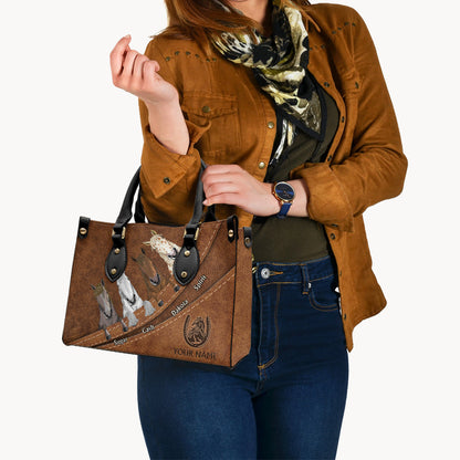 Love Horse - Personalized Horse Leather Handbag