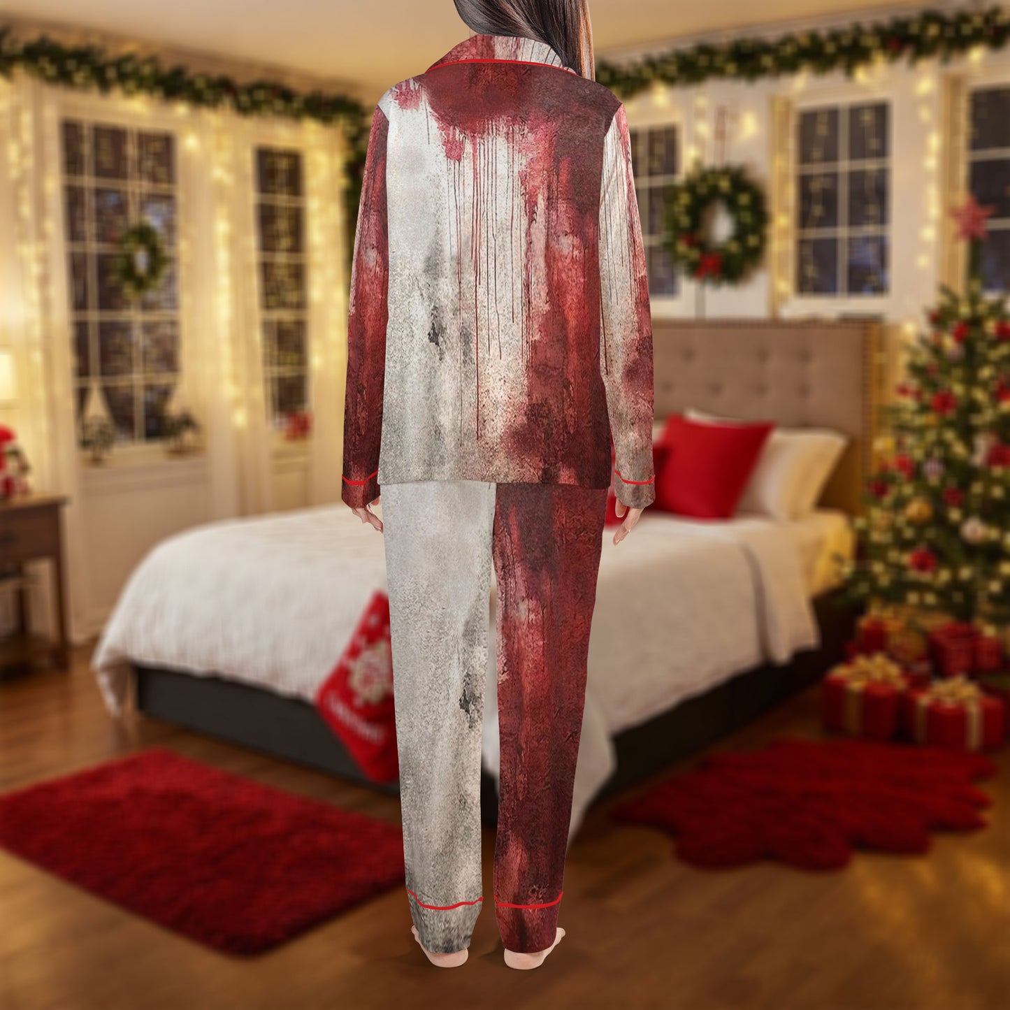 Problem Solved Pajama Set – Funny Horror Style Pajamas | Cozy Pajama Gift Set, Cute Pajamas for My Love, Family Pajamas for Women, Men, Kids & Youth HPRPJMADL-20