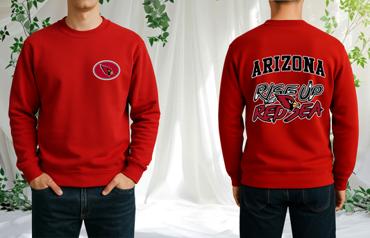 Arizona Cardinals Unisex Red Sweatshirt – Rise Up Red Sea Fan Gear